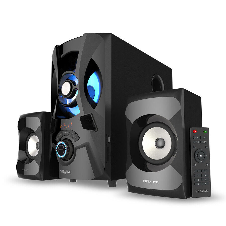 Creative 51MF0490AA002 E2900 SBS 2.1 Speaker BT FM LED Retail