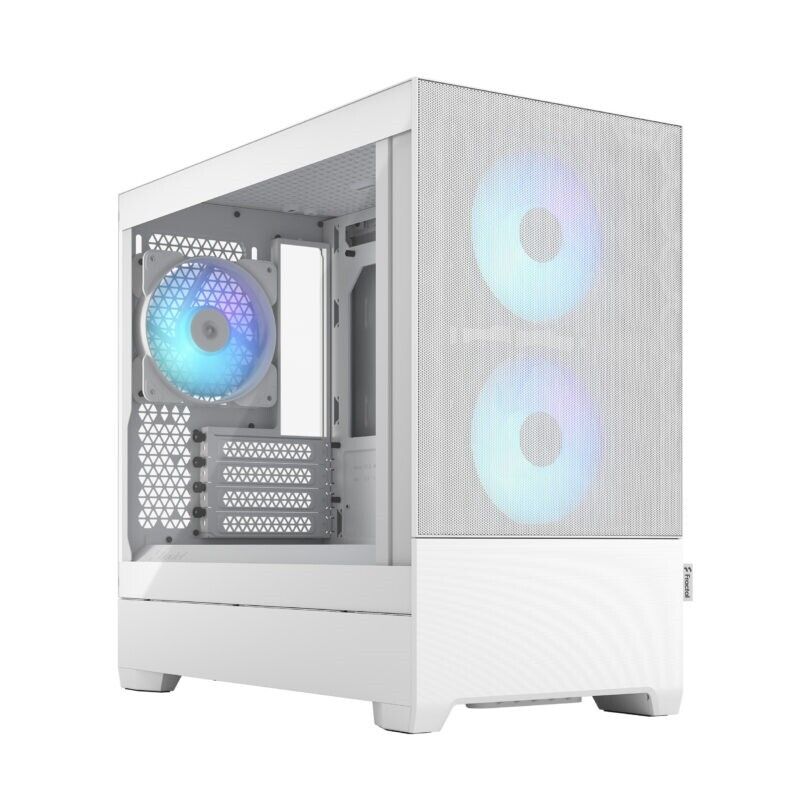 Fractal Design FD-C-POR1M-01 PC case Mid Tower Pop Mini Air RGB White TG mATX