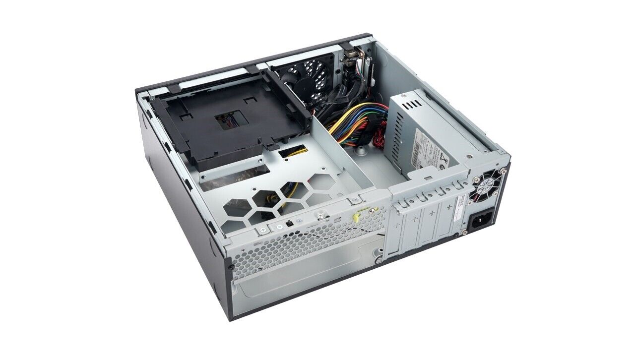 In-Win CJ712.AU265TB3 CS 8L S.F.F. Slim Chassis 3.5 2.5 HDD USB mATX mITX BK