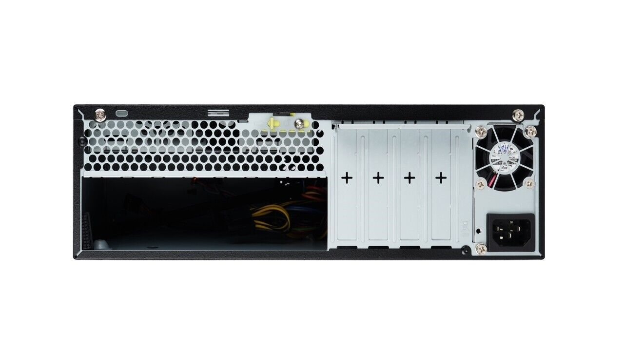 In-Win CJ712.AU265TB3 CS 8L S.F.F. Slim Chassis 3.5 2.5 HDD USB mATX mITX BK
