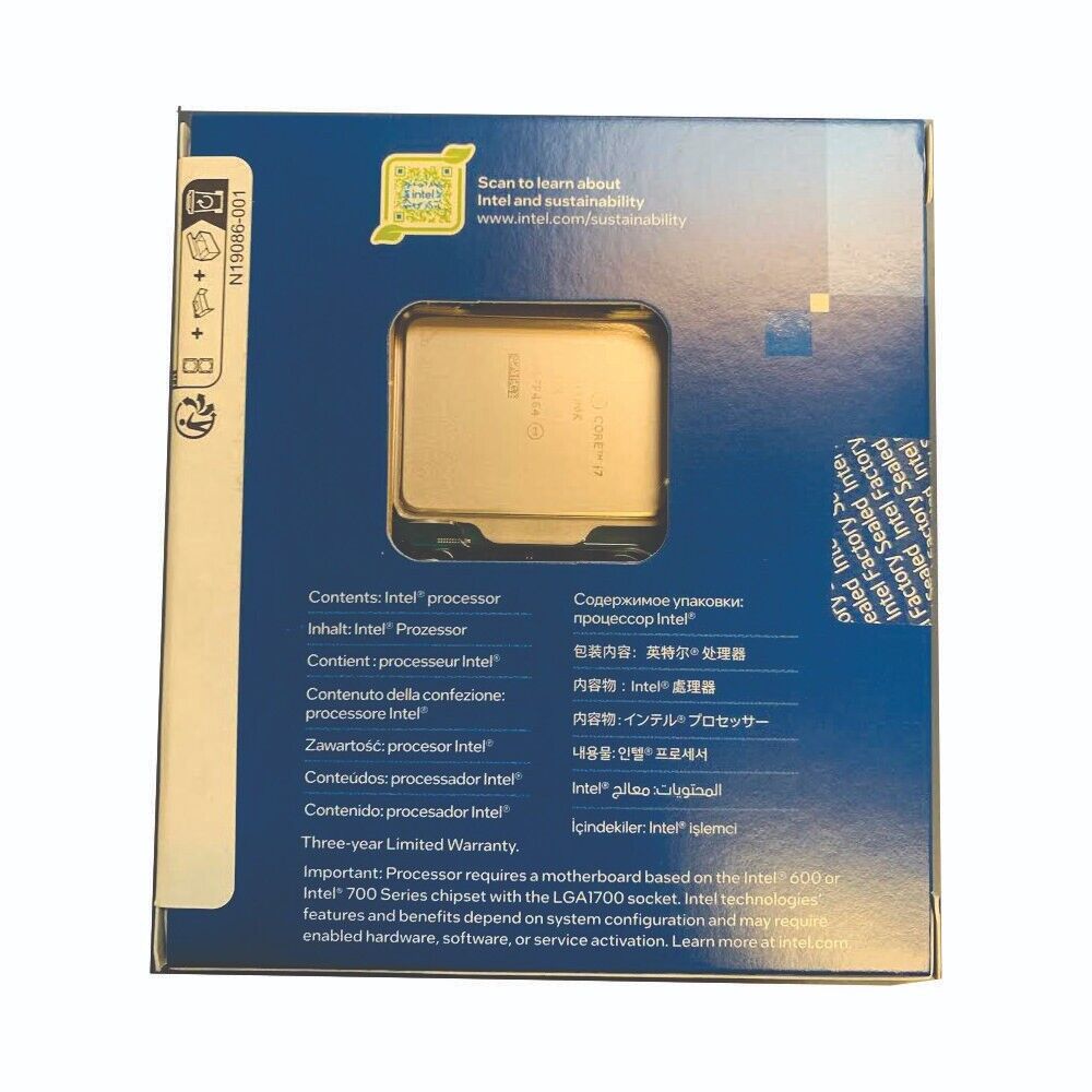 Intel BX8071514700K CPU Corei7-14700K 20C 28T 5.6Ghz 33MB LGA1700 Retail