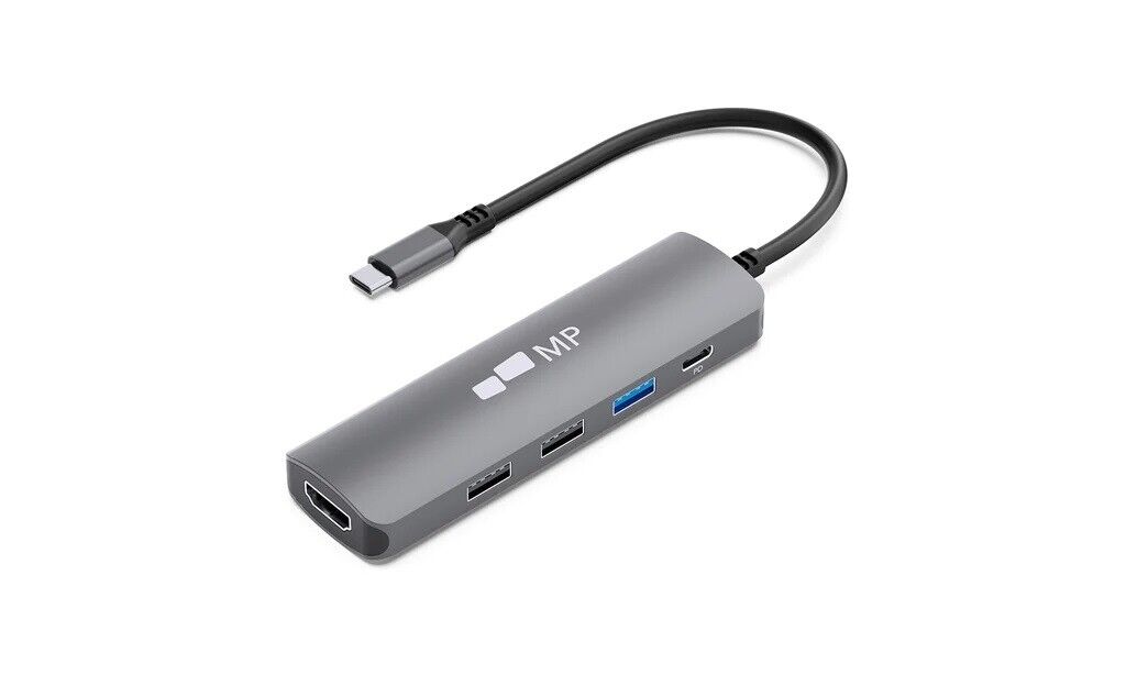 Mobile Pixels 104-1003P01 5 in 1 USB-C Hub with 4K HDI- - for Desktop PC