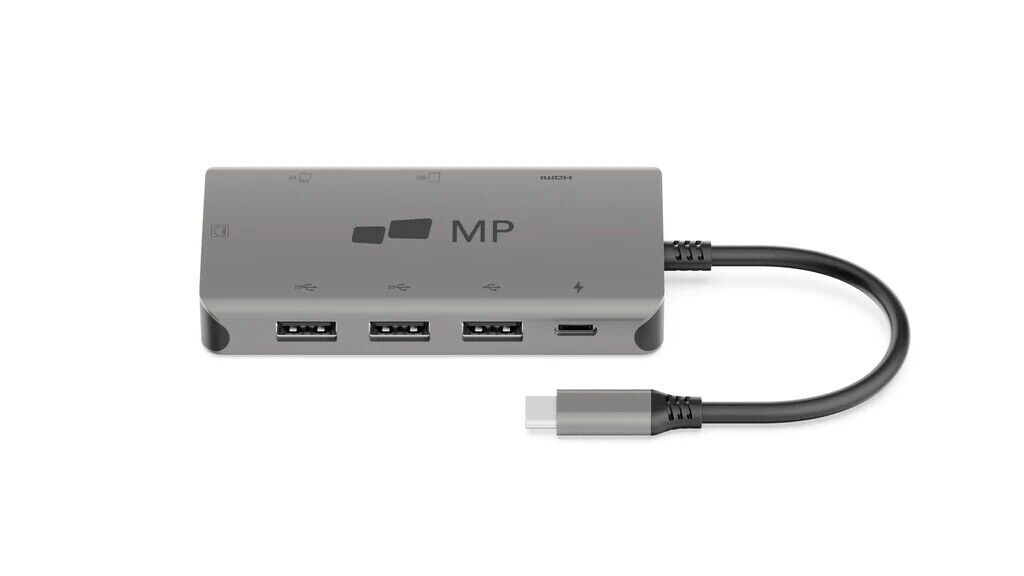 Mobile Pixels 104-1001P01 Accessory 8 in 1 USB C Dongle Retail