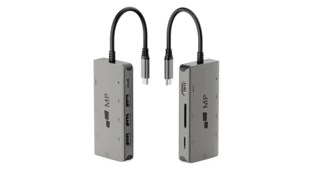 Mobile Pixels 104-1001P01 Accessory 8 in 1 USB C Dongle Retail