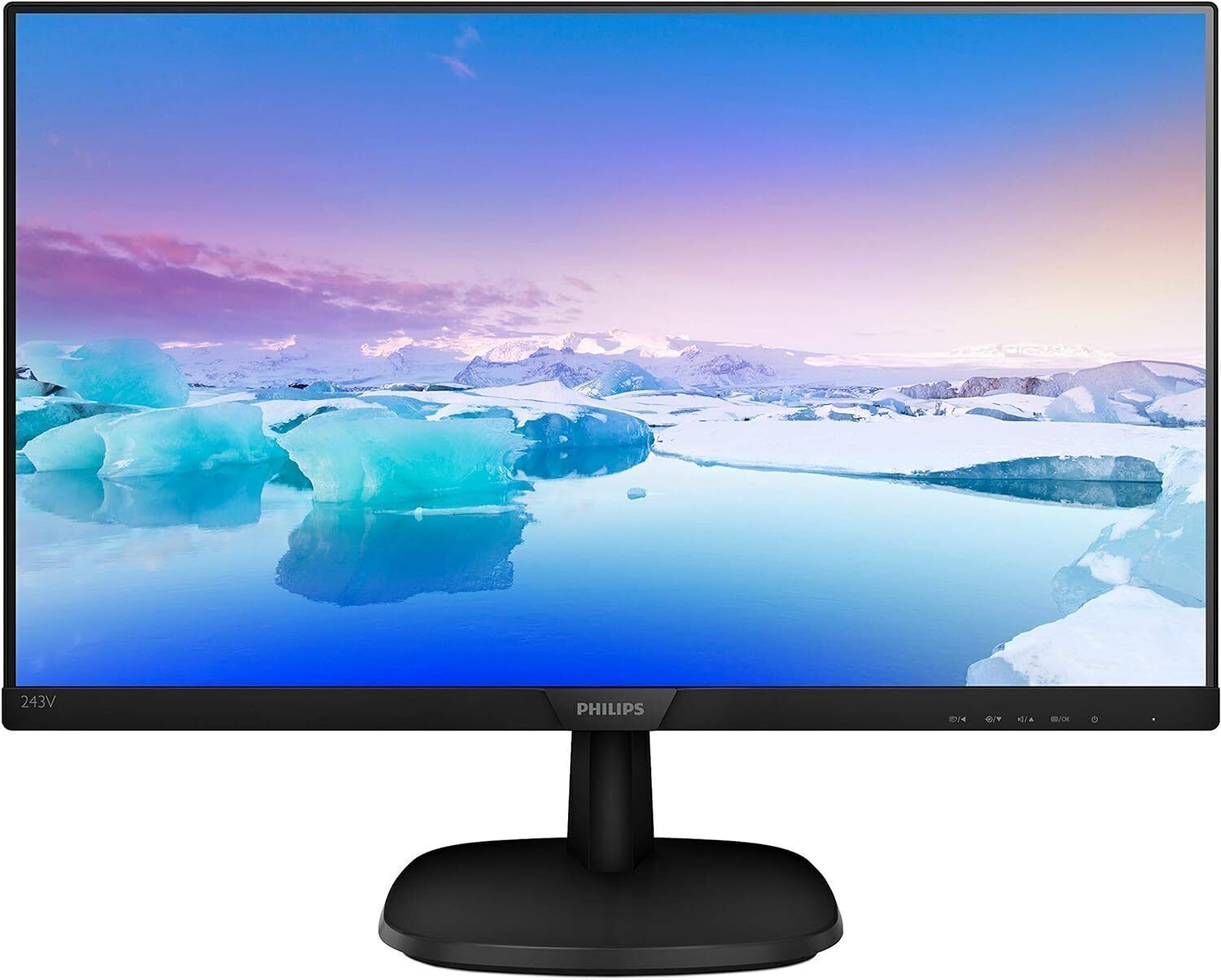 Philips 243V7QJAB Monitor 23.8 FHD IPS 1920x1080 5ms 16:9 VGA DP HDI- Speaker