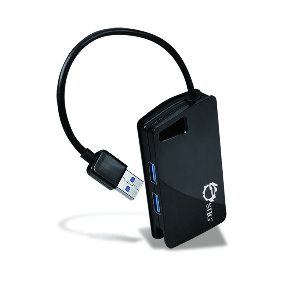 SIIG JU-H30812-S1 USB 3.0 4-port Hub Adds 4 USB 3.0PT to PC Retail