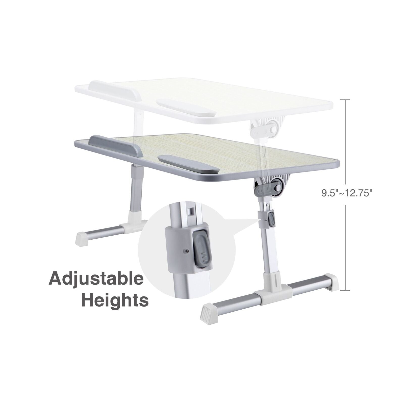 SIIG CE-MT2J12-S1 Adjustable Laptop Bed Desk for MacBook And PC