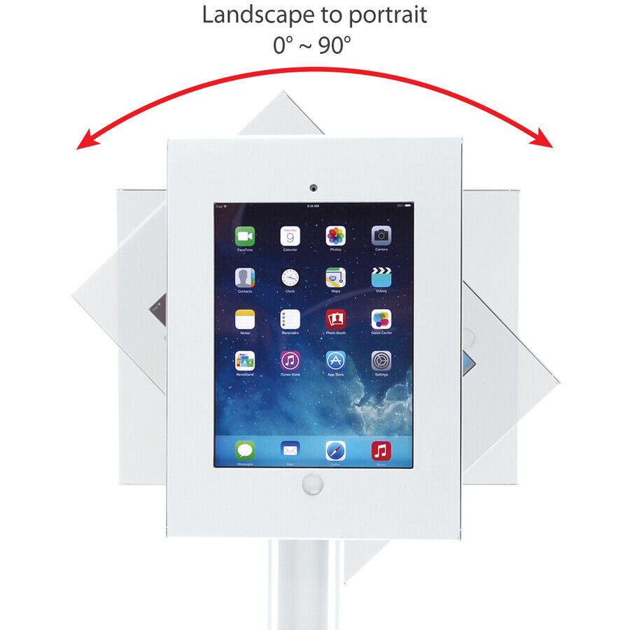 SIIG CE-MT2611-S1 Security Countertop Kiosk and POS Stand for iPad