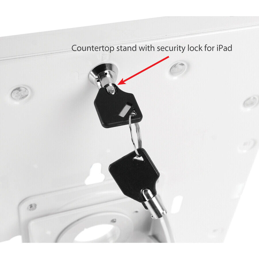 SIIG CE-MT2611-S1 Security Countertop Kiosk and POS Stand for iPad