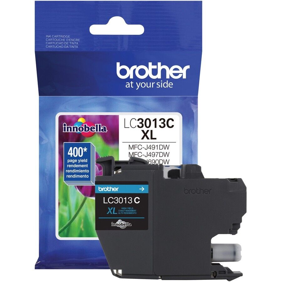 Brother INKvestment LC3013C High Yield CYAN Ink Cartridge up to 400 Pages