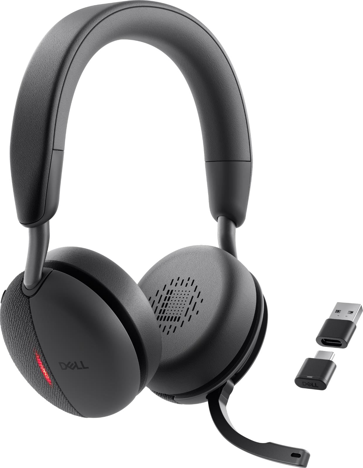 Dell WL5024-DDAO Wireless PRO Headset TEAMS Google Stereo Noise Cancel MIC BLACK
