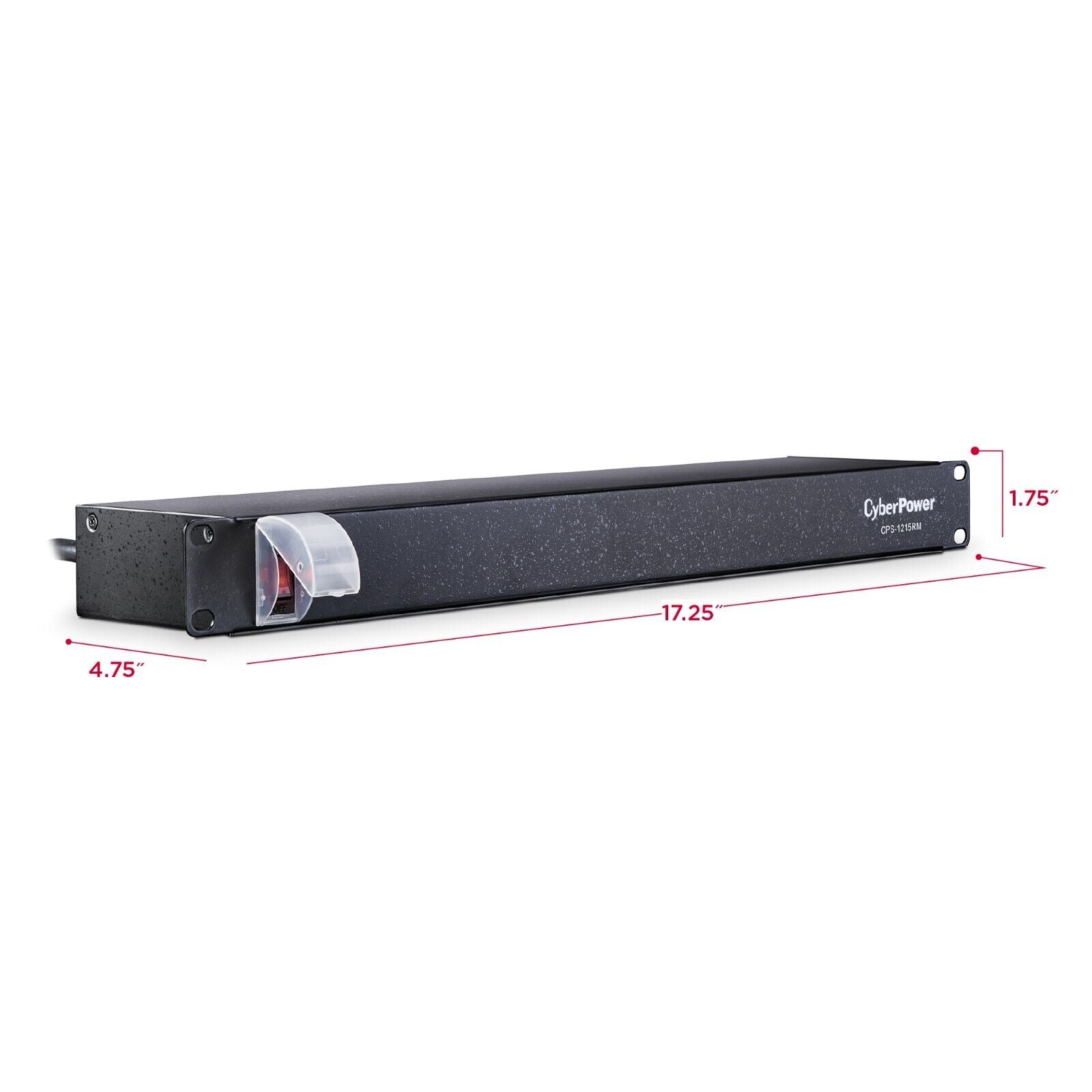 CyberPower CPS-1215RM 10 Outlets Single Phase 100-0120 15A Basic 1U Rack 19" PDU
