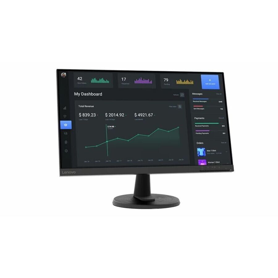 Lenovo 67A2KCC6US 24" wLED FHD Backlight Monitor 1920x1080 HDI- VGA Mini HDM