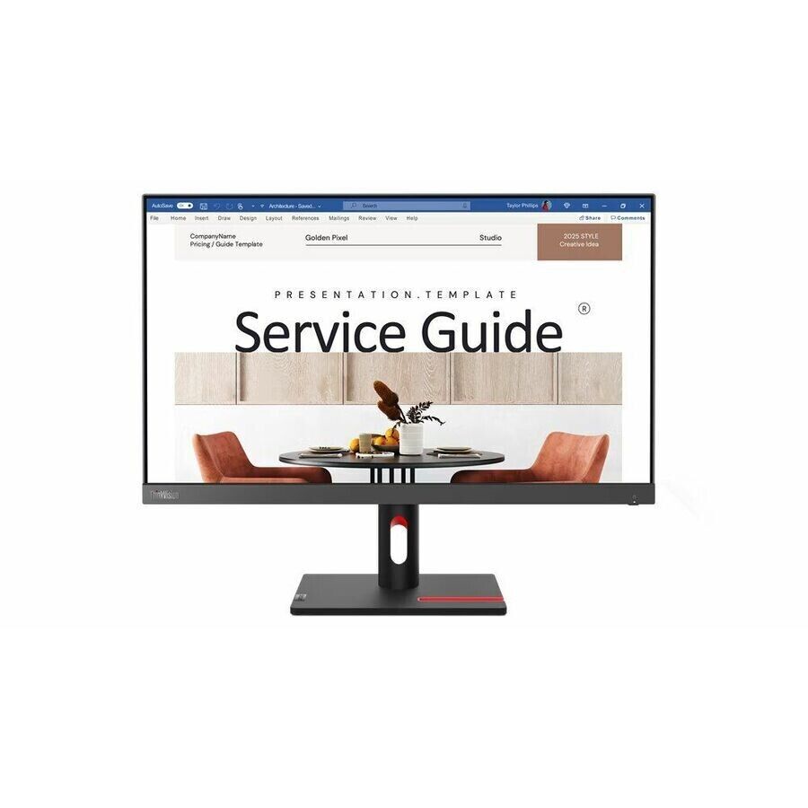 Lenovo 63DEKAT3US 24" ThinkVision S24i-30 FHD LED Monitor 1920x1080 HDI- VGA