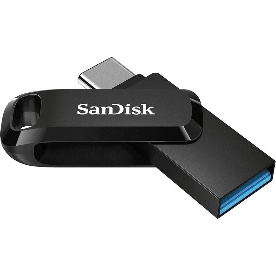 SanDisk SDDDC3-032G-A46 Ultra Dual GO USB-C 3.1 Flash Drive 32GB 150mb BLACK