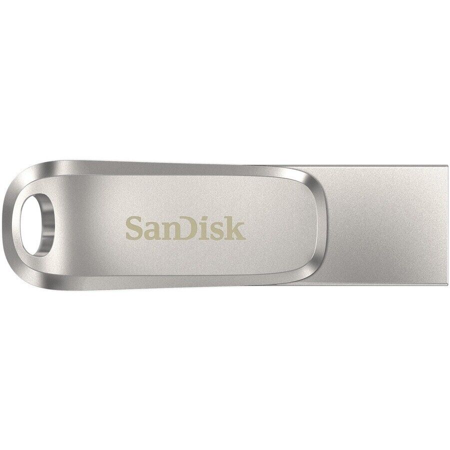 SanDisk SDDDC4-1T00-A46 Ultra Dual Luxe USB-C 3.1 Flash Drive 1TB 150mb SILVER