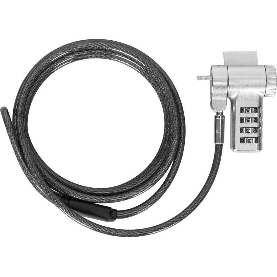 Targus ASP96GLX-S 6.5FT DEFCON 4-Digit T-Bar Combination Steel Lock Resettable