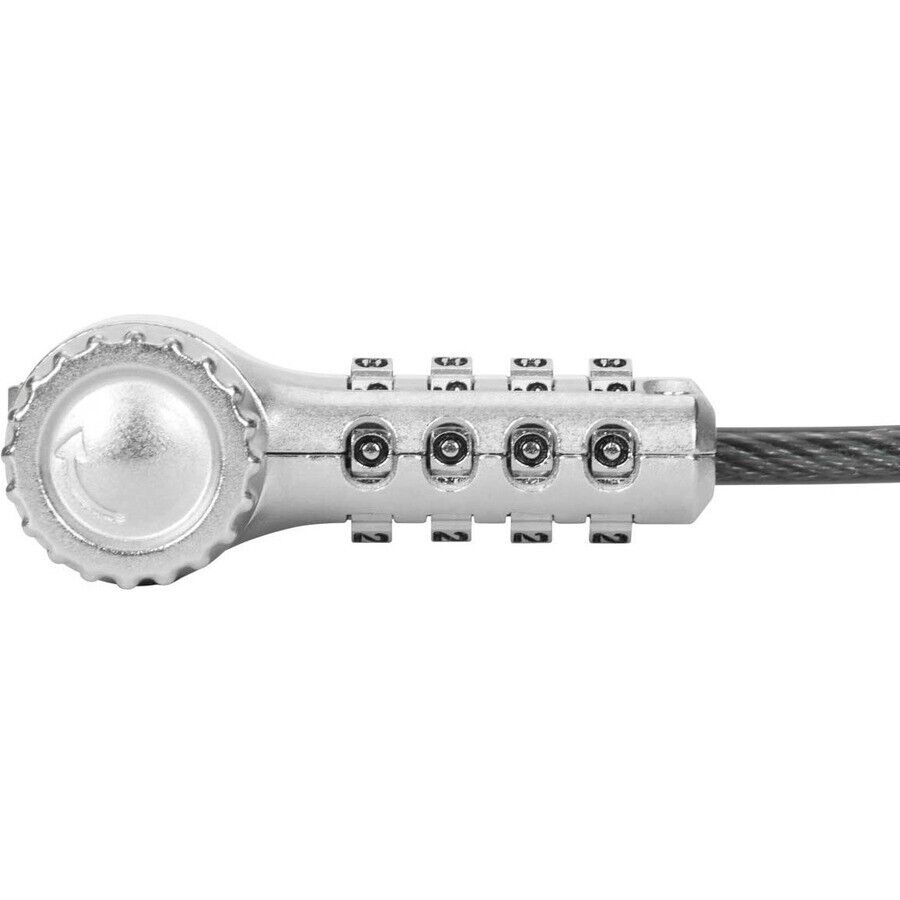 Targus ASP96GLX-S 6.5FT DEFCON 4-Digit T-Bar Combination Steel Lock Resettable