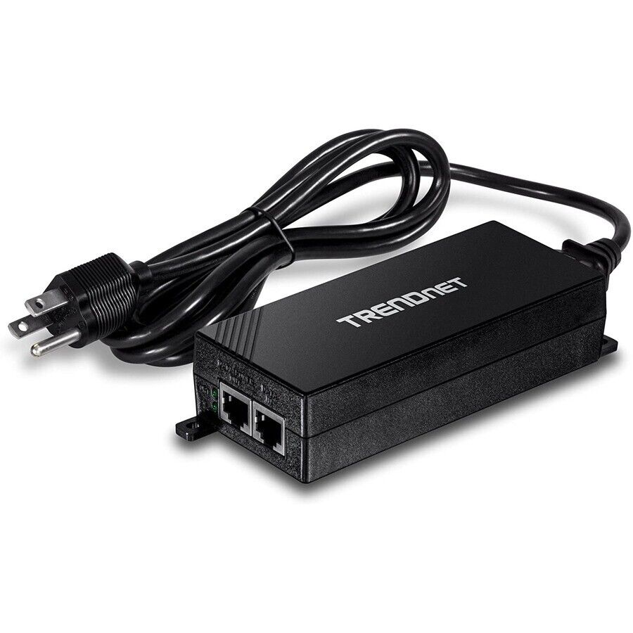 TRENDnet TPE-115Gi Gigabit PoE+ Power Over Ethernet Injector 15.4W 30W upto 100m