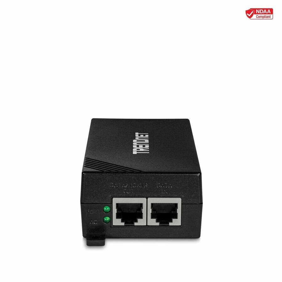 TRENDnet TPE-115Gi Gigabit PoE+ Power Over Ethernet Injector 15.4W 30W upto 100m