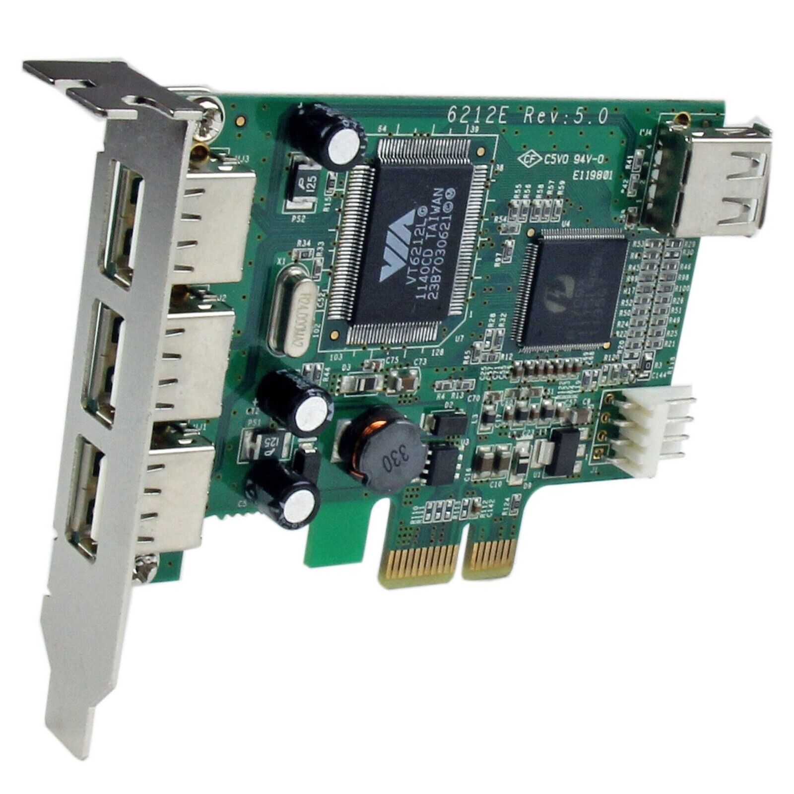 StarTech PEXUSB4DP 4 Port USB 2.0 PCIe Card Low Profile Expansion Card