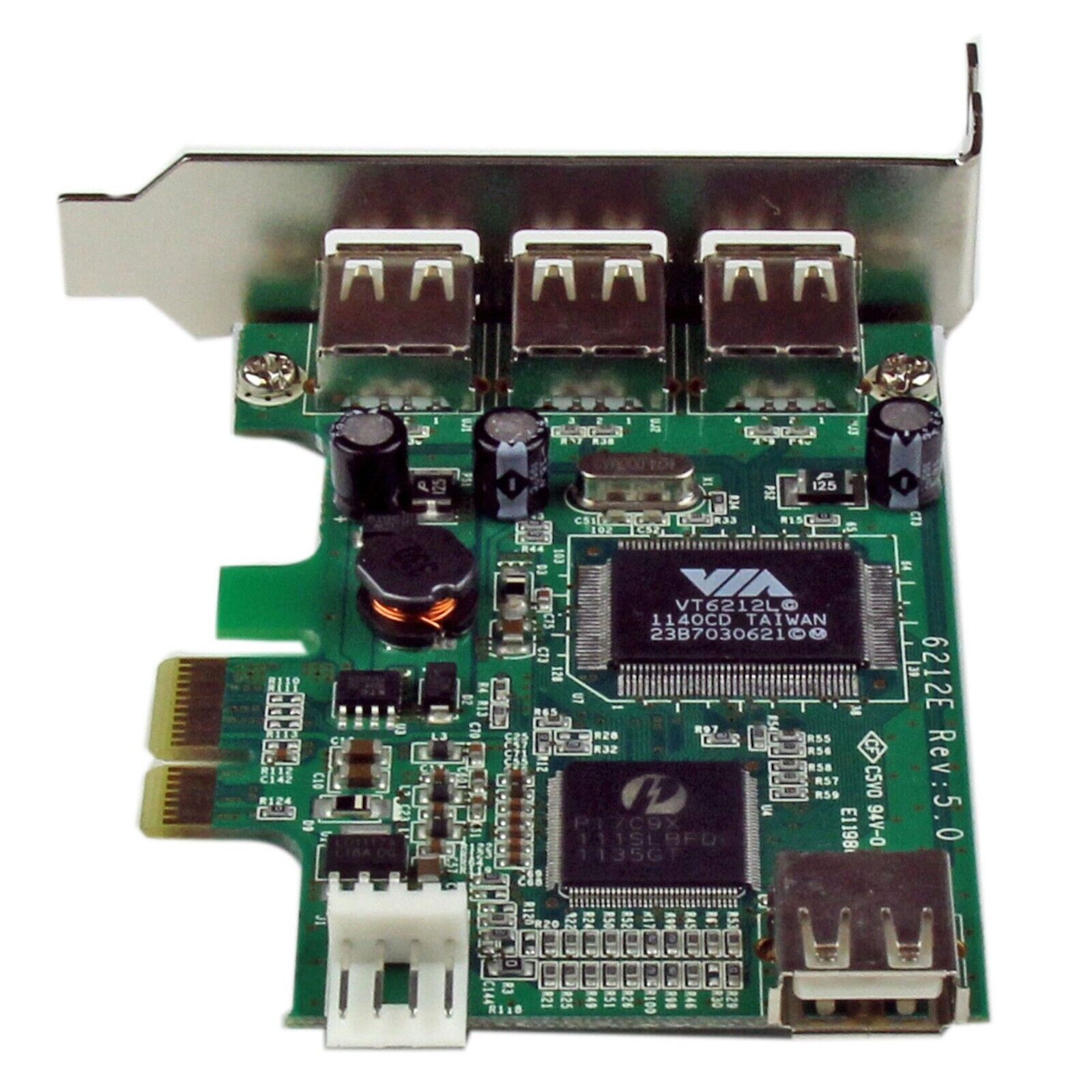 StarTech PEXUSB4DP 4 Port USB 2.0 PCIe Card Low Profile Expansion Card