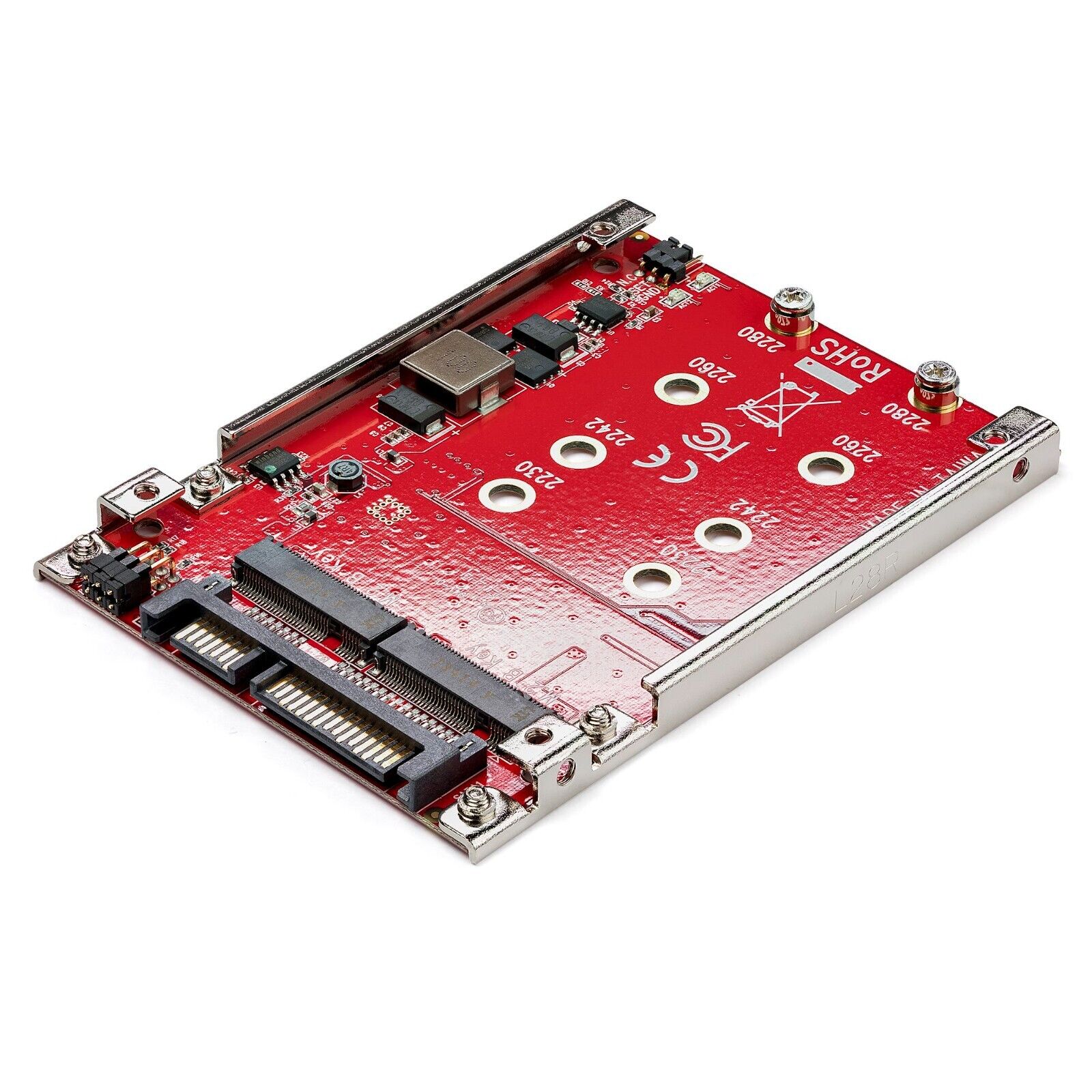 StarTech S322M225R Dual M.2 Drive to SATA Adapter for 2.5" RAID w Mount Screws