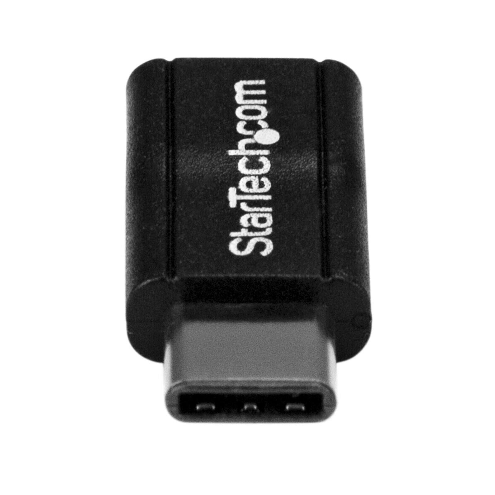 StarTech USB2CUBADP USB-C to Micro-B Adapter M/F Dongle Black