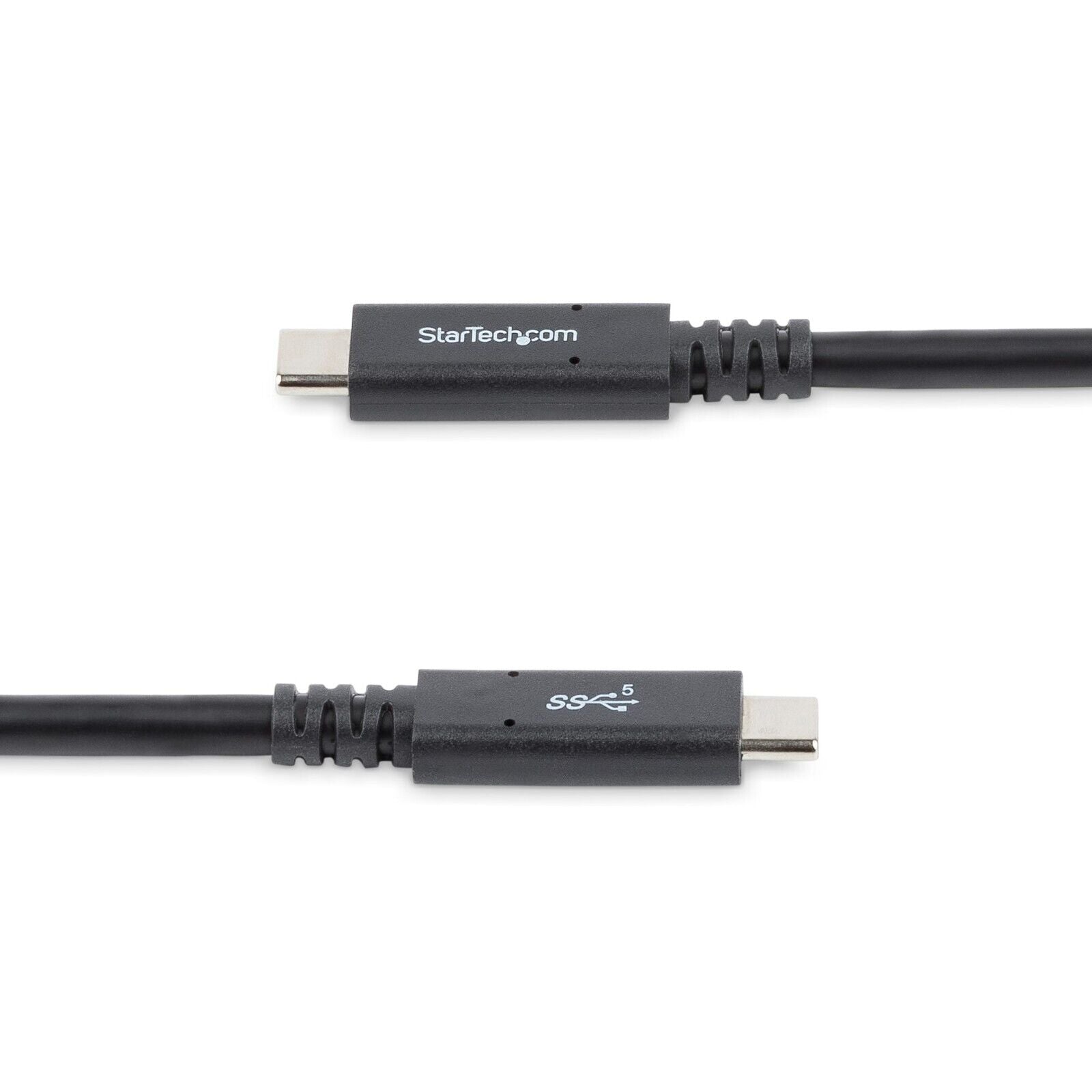 StarTech USB315C5C6 6Ft USB C to USB C M/M IF-Certified Charge Sync Black Cable