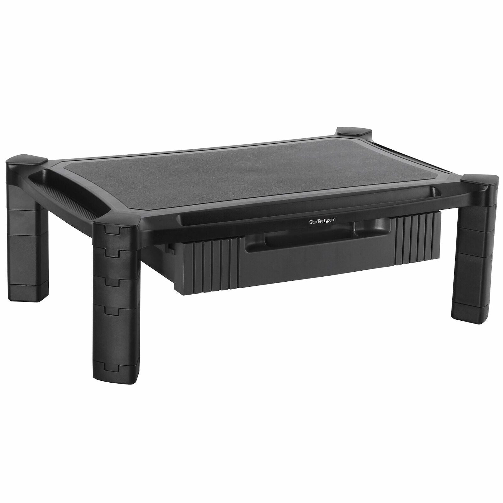 StarTech MONSTADJDL 19"x13" Monitor Riser Stand w Drawer Adjust Height for 32