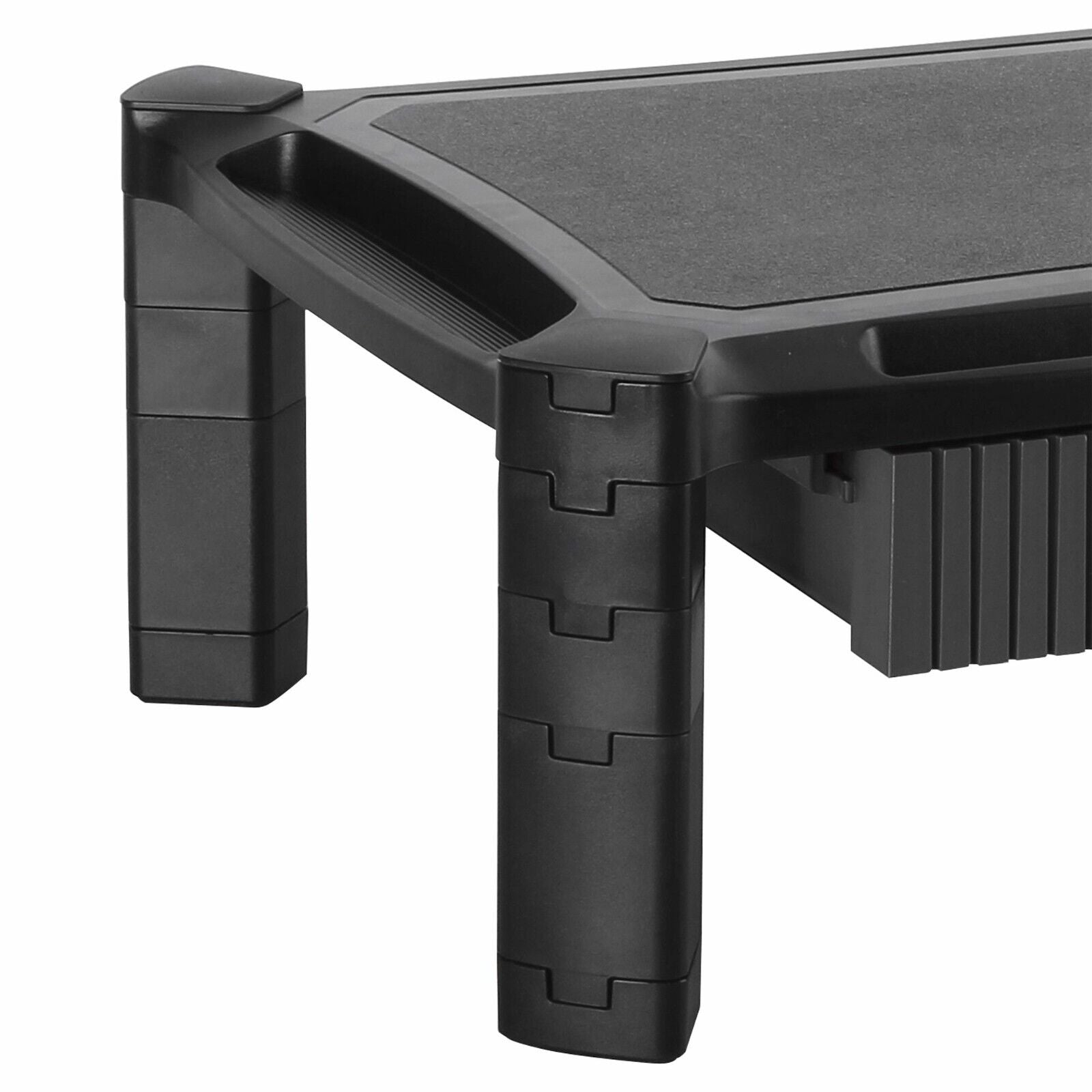 StarTech MONSTADJDL 19"x13" Monitor Riser Stand w Drawer Adjust Height for 32
