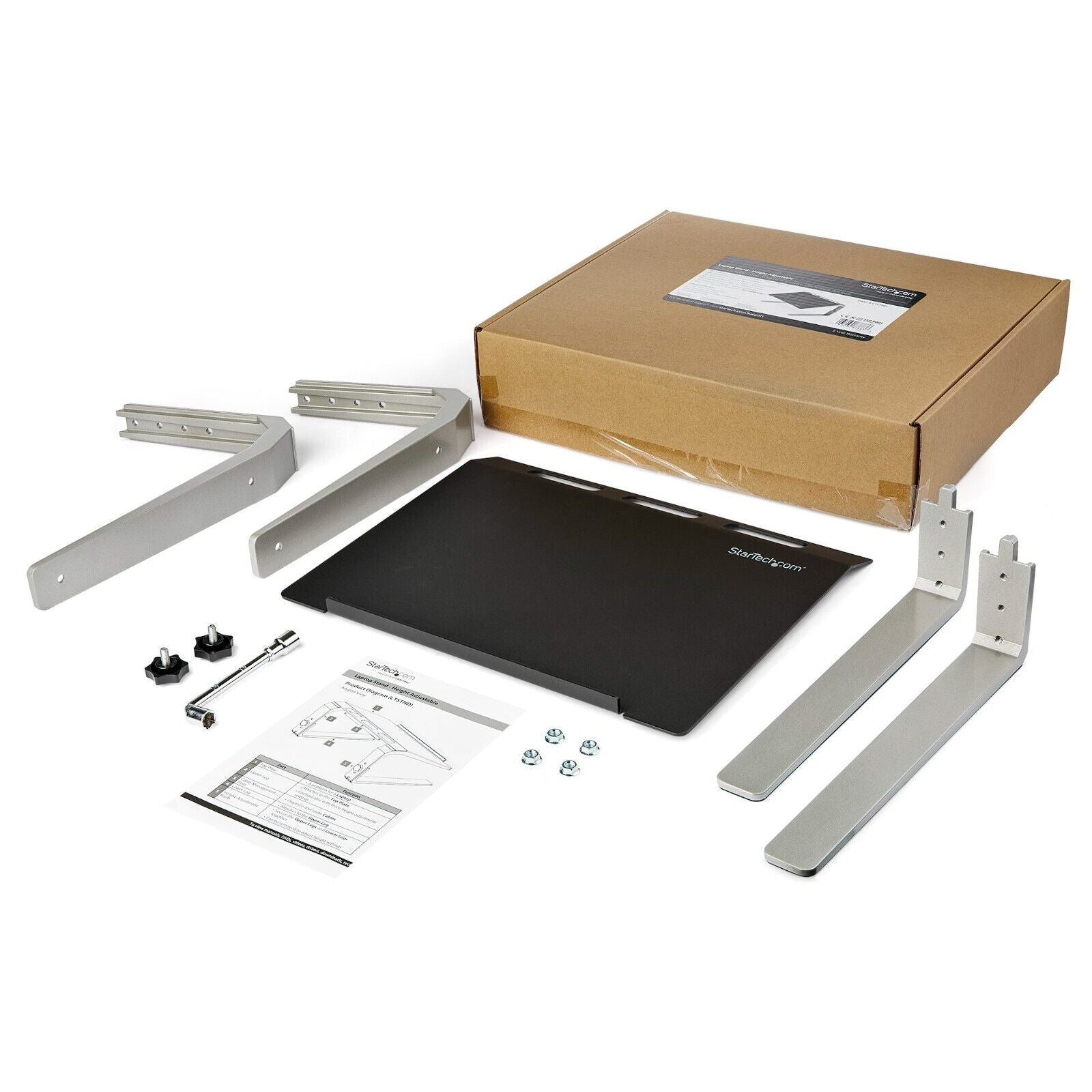 StarTech LTSTND Heavy Duty 14"x10" Adjustable Laptop Riser Stand Adjust Height