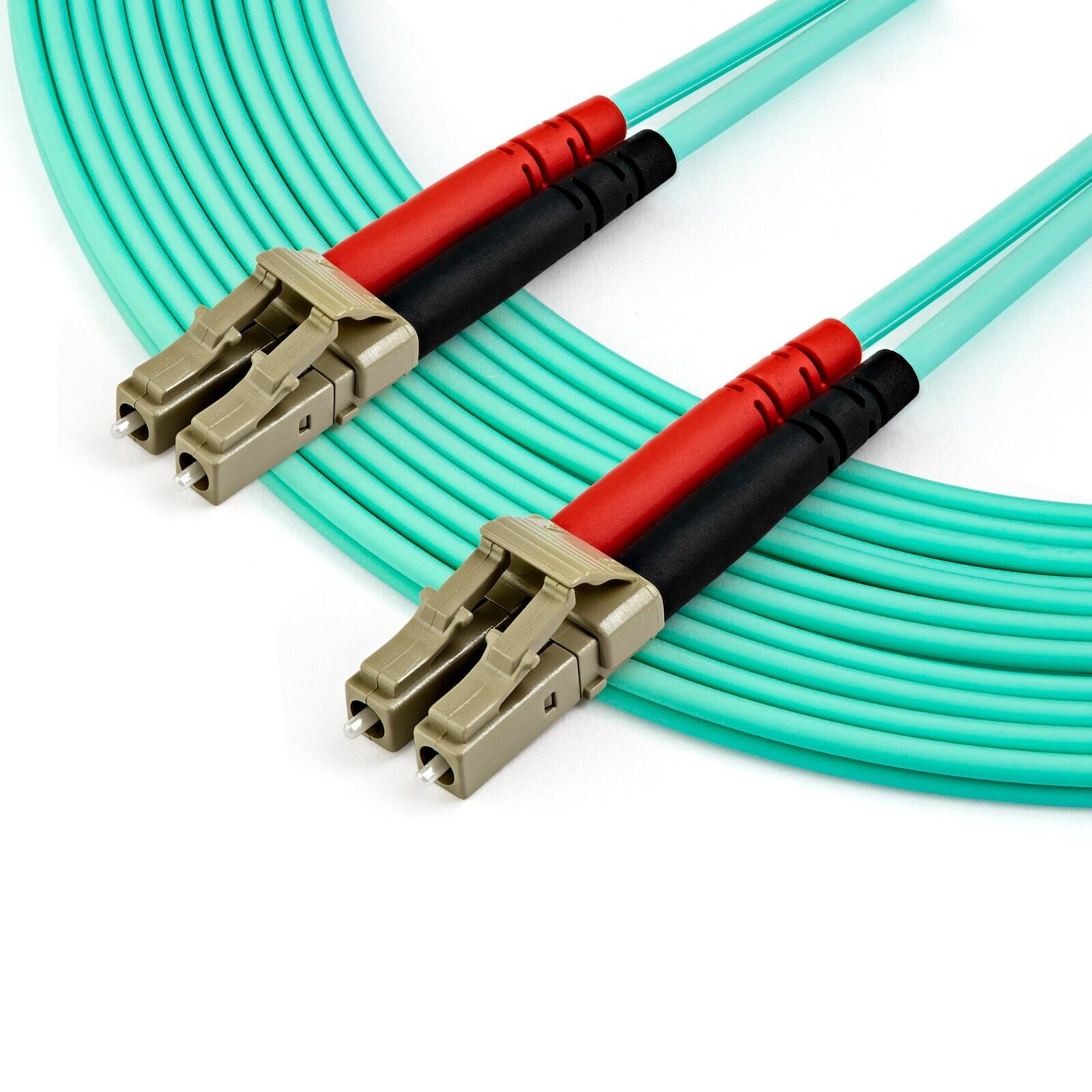 StarTech A50FBLCLC7 22Ft 7m LC/LC UPC OM3 Multimode Fiber Optic LSZH Jmp Cable