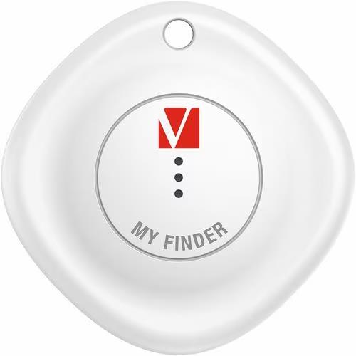 Verbatim 32132 3Pk MyFinder Bluetooth Apple Tracker Black White Purple KeyRing