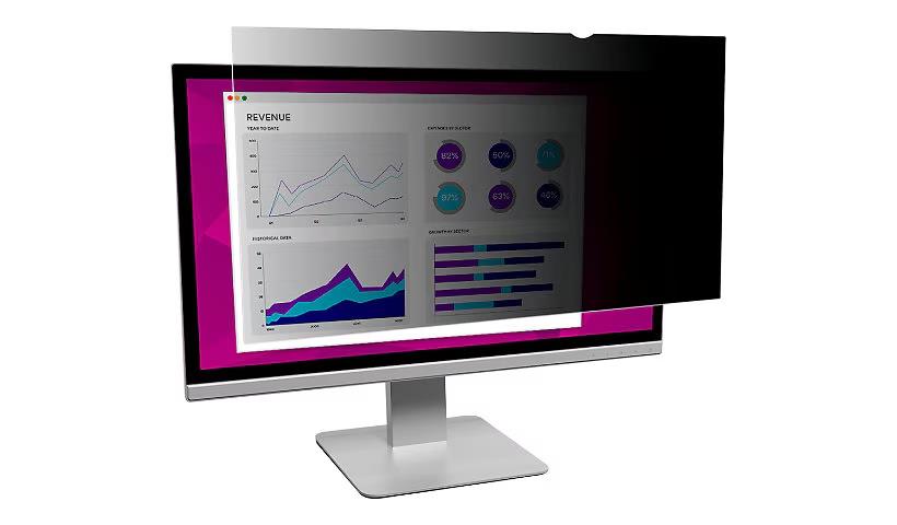 3M HC220W1B High Clarity Privacy Filter 22" Widescreen Monitor 16:10 Dust Resist