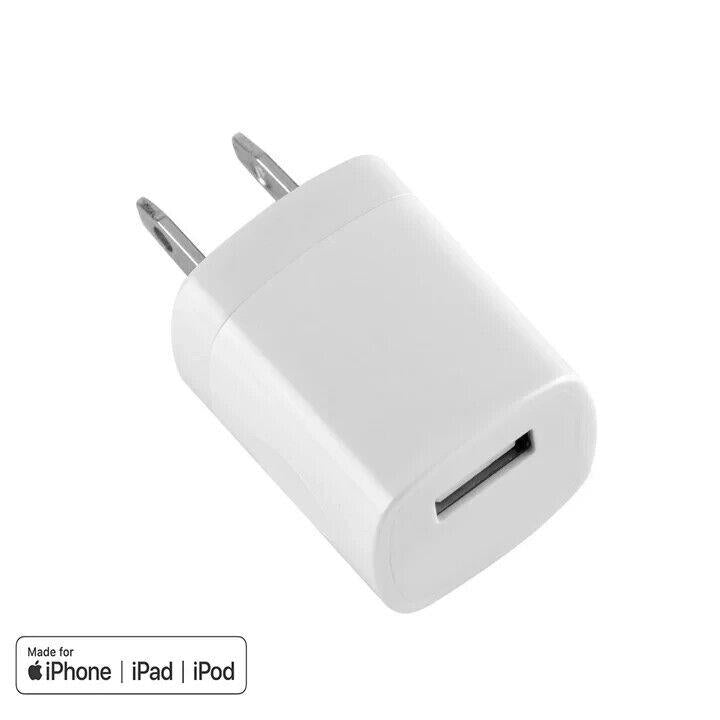 4XEM 4XAPPLKIT3 3ft 5W iPhone iPod Charging Kit MFi Certified Slim Whte Cord