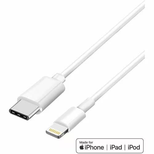 4XEM 4XIPADKITC6 6ft iPad Charging Kit Cable 12W USB-A Wall Charger MFi White