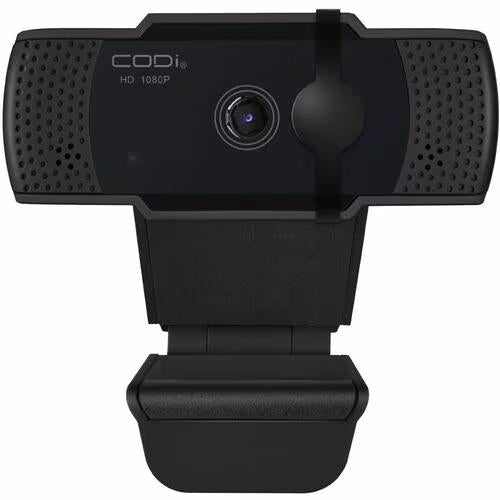 Codi A05020 Falco HD 1080p 30FPS USB-A Autofocus Webcam Windows Mac Black