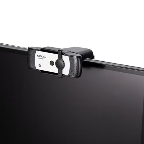 Codi A05020 Falco HD 1080p 30FPS USB-A Autofocus Webcam Windows Mac Black