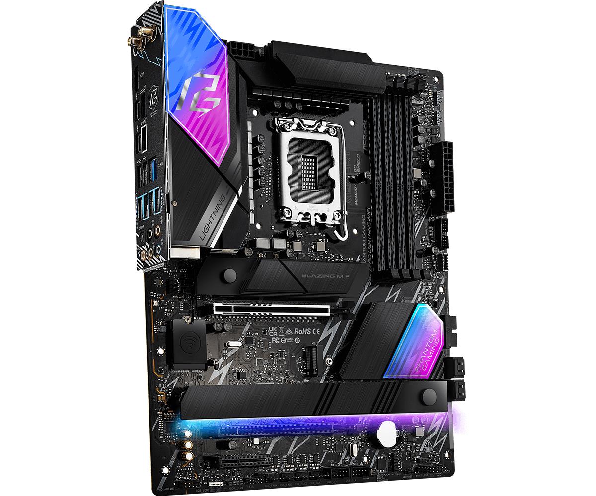 ASRock Z890 LIGHTNING WIFI MB Z890 Intel Core LGA1851 DDR5 2.5 LAN HDMI RAID ATX