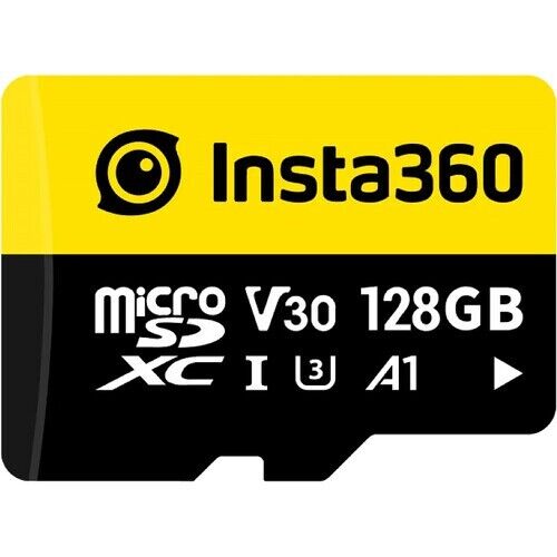 Insta360 CINSAAVD 128GB UHS-I A1 V30 U3 Class 10 microSD microSDXC Memory Card
