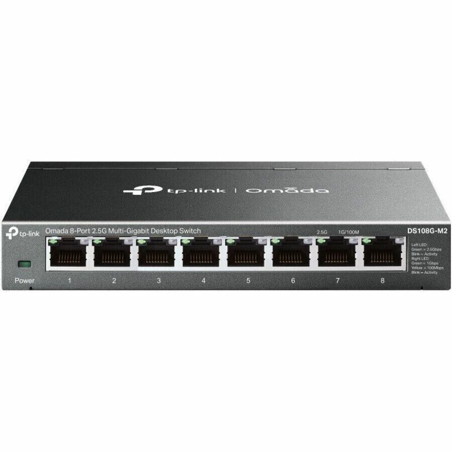 TP-Link DS108G-M2 Omada 8-Port 2.5G Multi-Gigabit Desktop Switch PORT: 8 2.5G