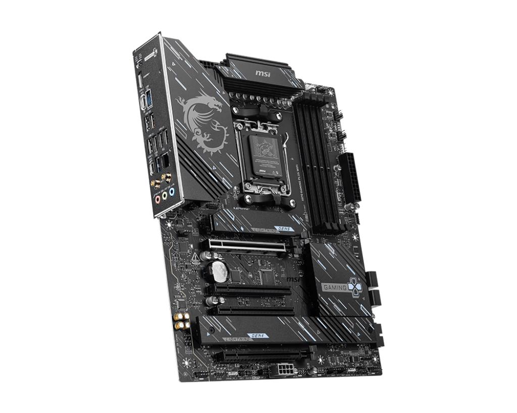 MSI X870GAMINGPLUSWIFI MB AMD X870 Ryzen AM5 4xDDR5 HDI- DP M.2 RAID 5Gbe WiFi7