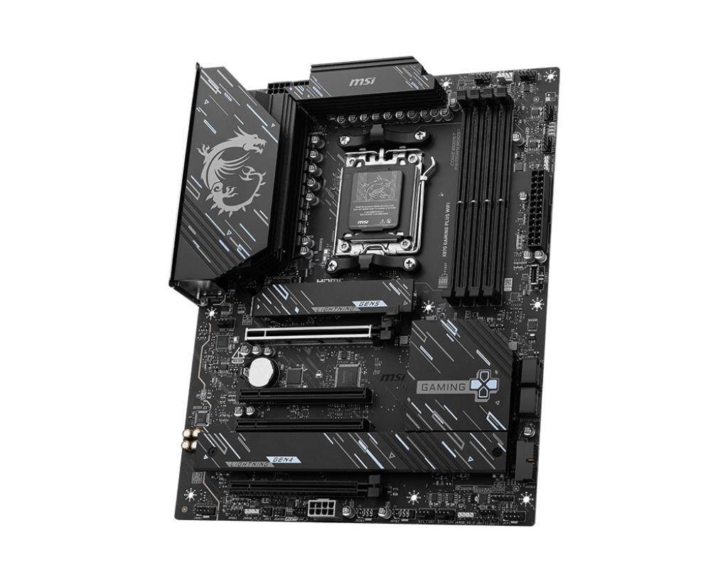 MSI X870GAMINGPLUSWIFI MB AMD X870 Ryzen AM5 4xDDR5 HDI- DP M.2 RAID 5Gbe WiFi7