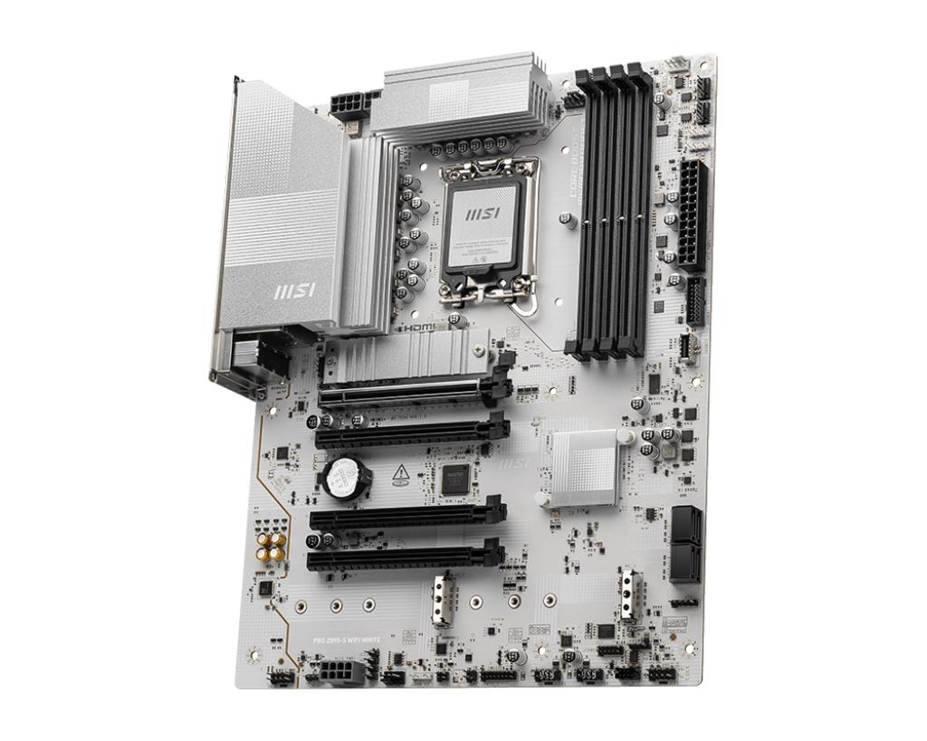 MSI Z890SWHITEWIFI MB LGA1851 Z890 White 4xDDR5 HDI- DP TB M2 RAID 2.5Gbe WF ATX