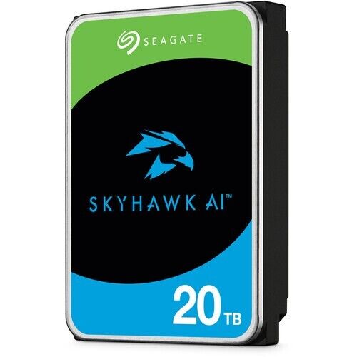 Seagate ST20000VE003 Skyhawk AI 20TB 3.5" Hard Drive SATA 6Gb/s Helium Brown Box