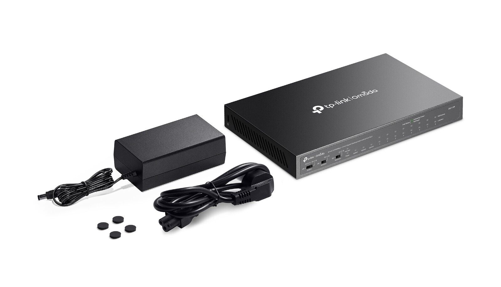 TP-Link DS111P Omaha 8x 100Mbps 3x Gbps Unmanaged Desktop Switch w 8 Port PoE+