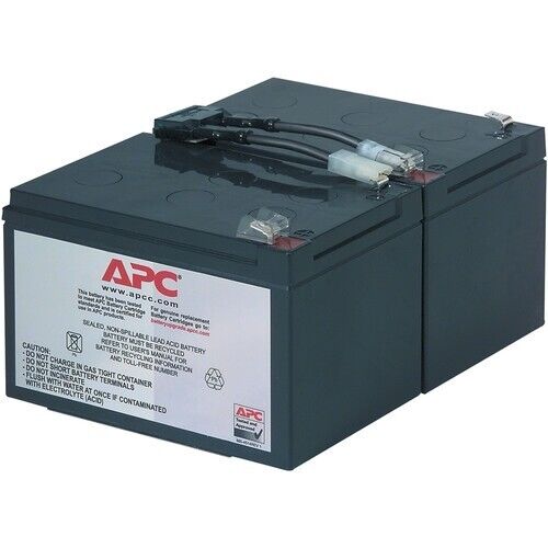 APC RBC6 Replacement UPS Battery Cartridge #6 11000 mAh 12V DC VRLA Black