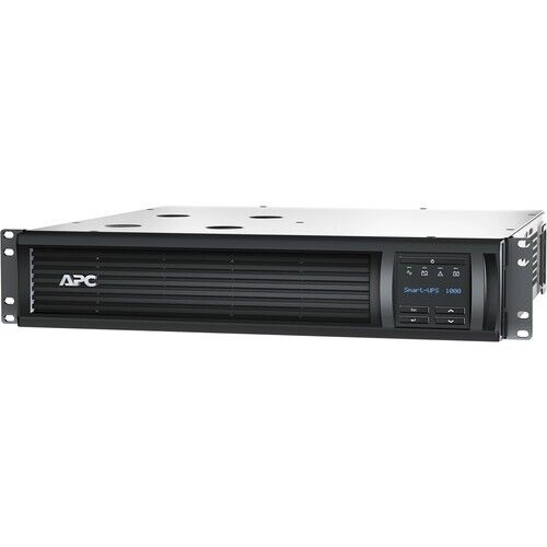 APC SMT1000RM2UC Smart UPS 2U Rack 6x NEMA 5-15R Outlets 1000VA 700W 680J Black