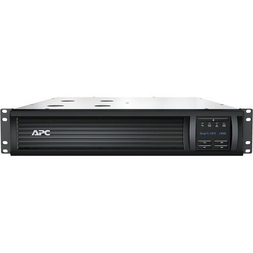 APC SMT1000RM2UC Smart UPS 2U Rack 6x NEMA 5-15R Outlets 1000VA 700W 680J Black